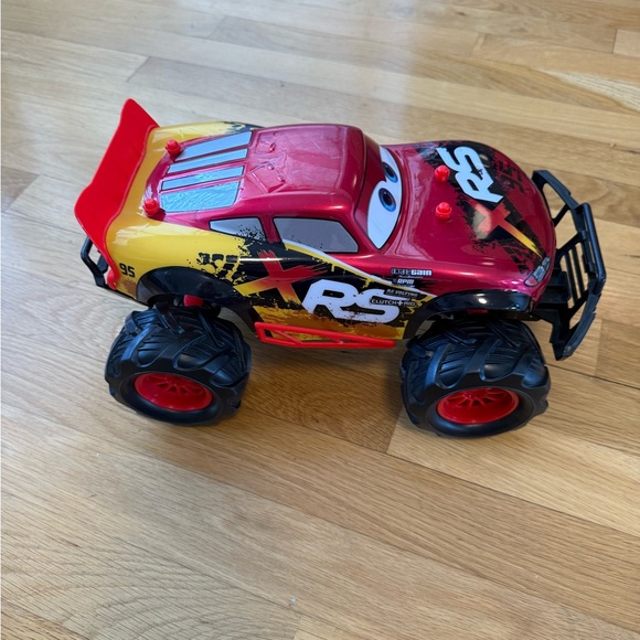 Disney Pixar Cars XRS Rocket Racing Lightning McQueen RC Monster Truck CAR ONLY - Picture 7 of 7